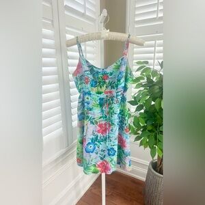 Jams World Petit Fleur Vintage Tropical Floral Dress Size Medium